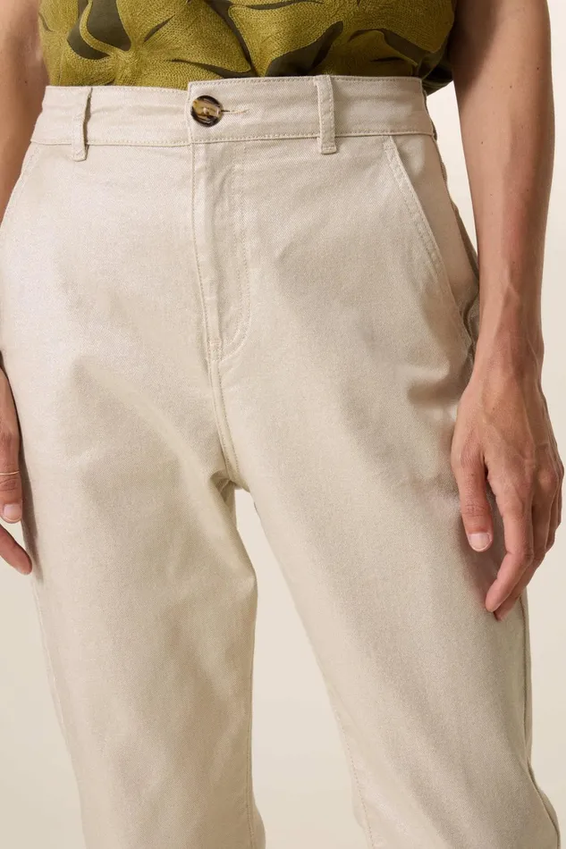 Pants and Jeans Women Leon and Harper Edgara Dulc Pants Silver