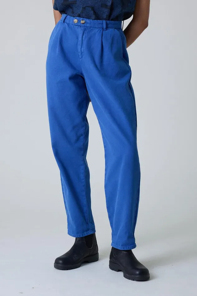 Pants and Jeans Women Leon and Harper Prodige Pln1 Trousers Blue