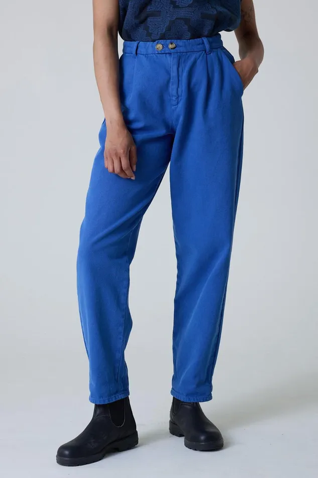 Pants and Jeans Women Leon and Harper Prodige Pln1 Trousers Blue