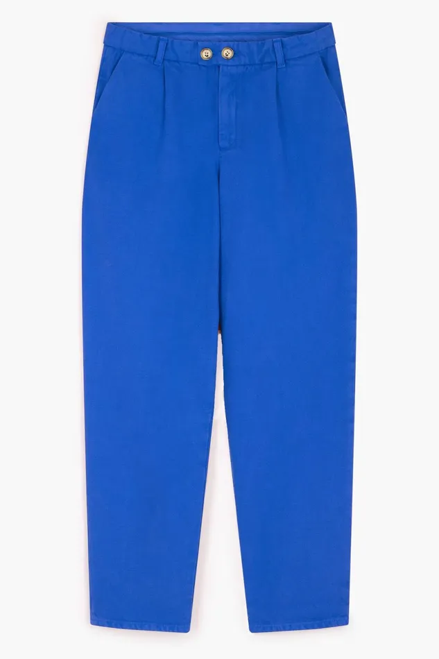 Pants and Jeans Women Leon and Harper Prodige Pln1 Trousers Blue