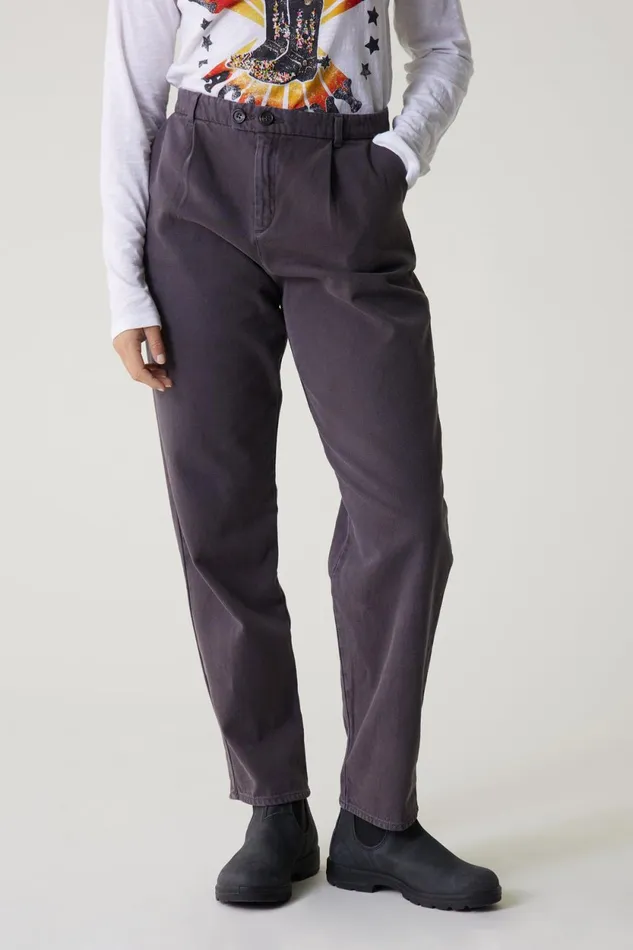 Pants and Jeans Women Leon and Harper Prodige Pln1 Trousers Forest