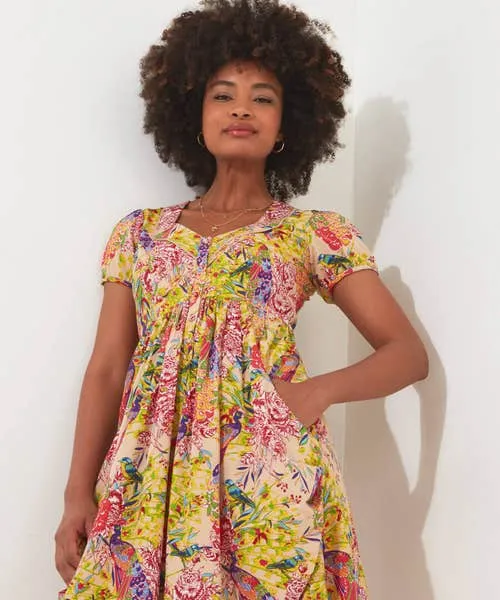 Perfect Peacock Button Front Dress Yellow Apparel Dresses Joebrowns Perfect Peacock Button Front Dress Yellow Apparel Dresses Joebrowns