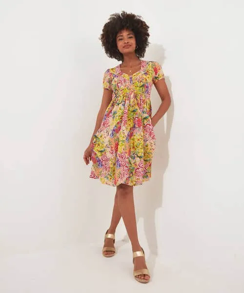 Perfect Peacock Button Front Dress Yellow Apparel Dresses Joebrowns Perfect Peacock Button Front Dress Yellow Apparel Dresses Joebrowns
