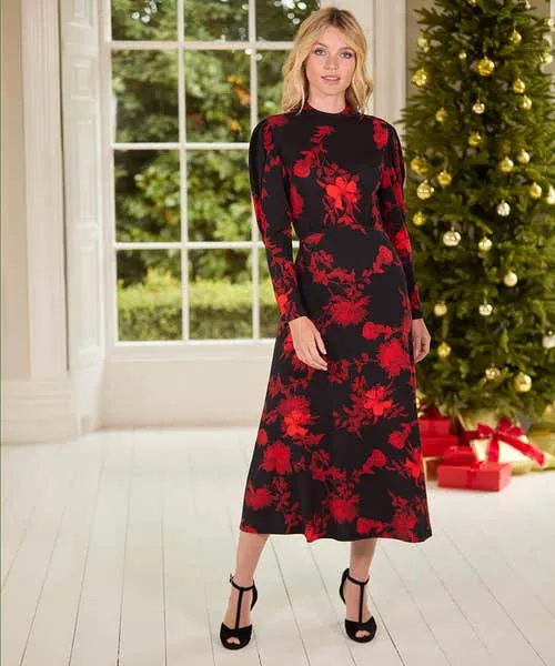 Petite Collection Apparel Joebrowns Daringly Different Jersey Dress Black Petite Collection Apparel Joebrowns Daringly Different Jersey Dress Black