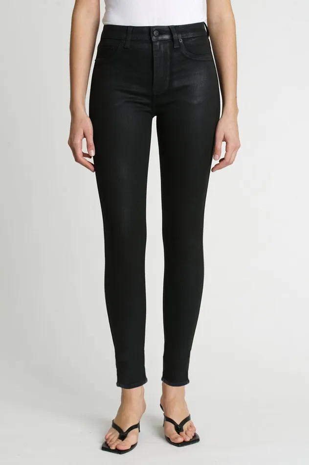 Pistola Denim Aline High Rise Skinny 8211 Coated Night Sky Women Denim