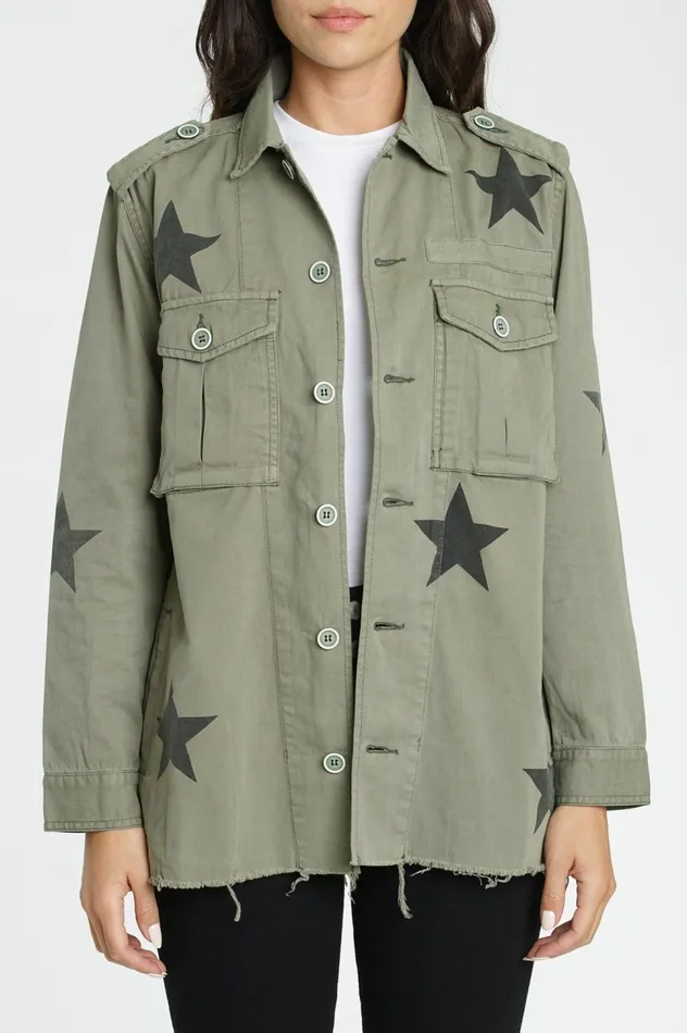 Pistola Denim Camilo Military Jacket 8211 Royal Honor Women Jackets and Outerwear