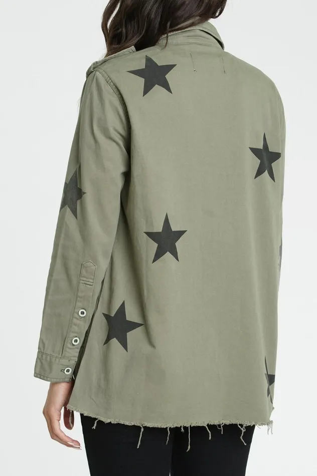 Pistola Denim Camilo Military Jacket 8211 Royal Honor Women Jackets and Outerwear