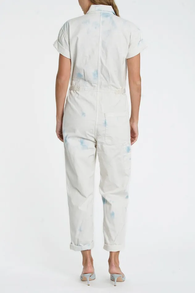 Pistola Denim Grover Short Sleeve Field Suit 8211 Blue Surf Women Jumpsuits and Dresses