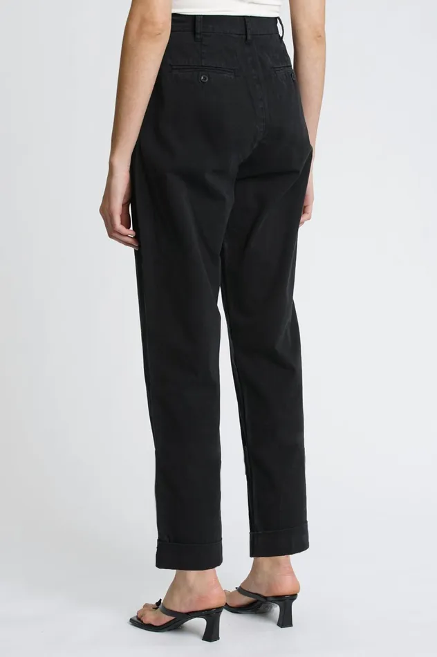 Pistola Denim Kellin Pleated Trouser 8211 Fade To Black Women Pants