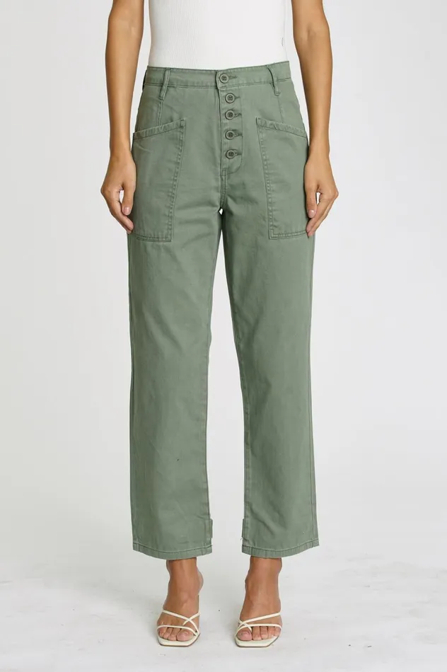 Pistola Denim Tammy High Rise Trouser 8211 Colonel Women Pants