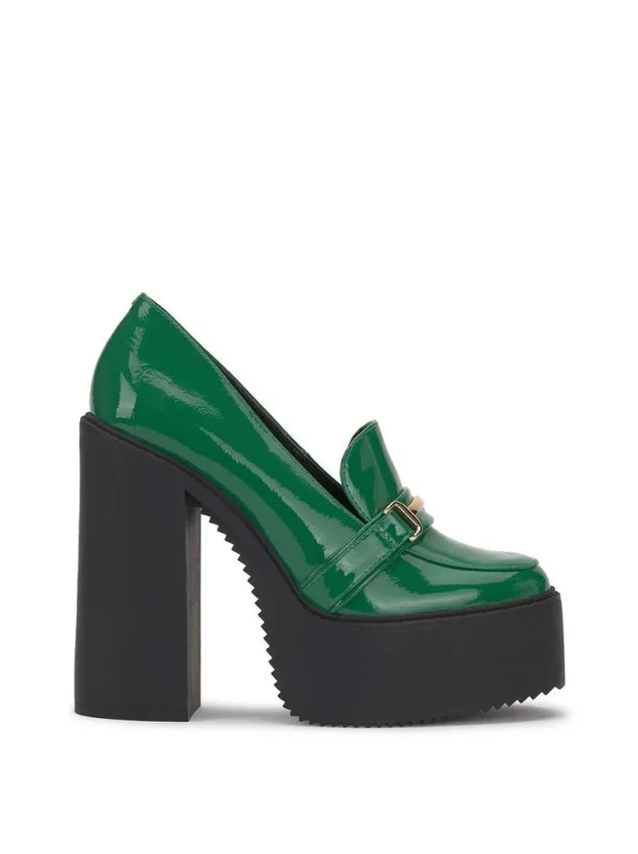 Platforms Shoes Jessica Simpson Himinka Platform Loafer In Green