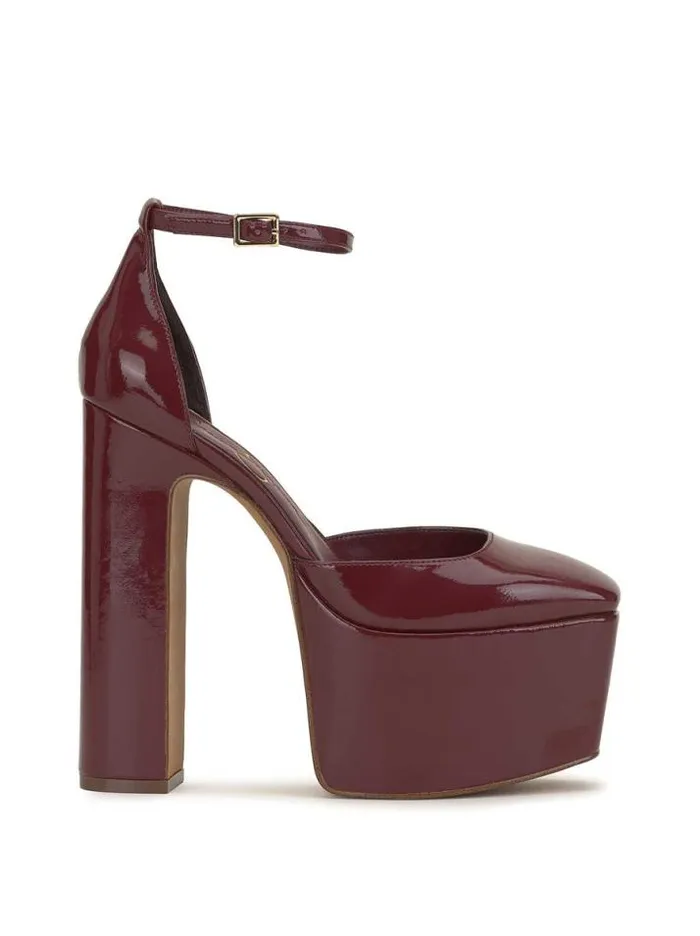 Platforms Shoes Jessica Simpson Pinkston Platform Pump In Malbec