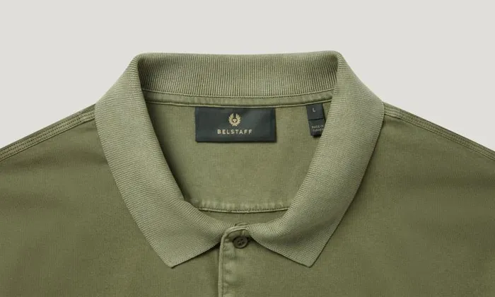 Polo Shirts Men Belstaff Hockley Polo Surplus Green Polo Shirts Men Belstaff Hockley Polo Surplus Green