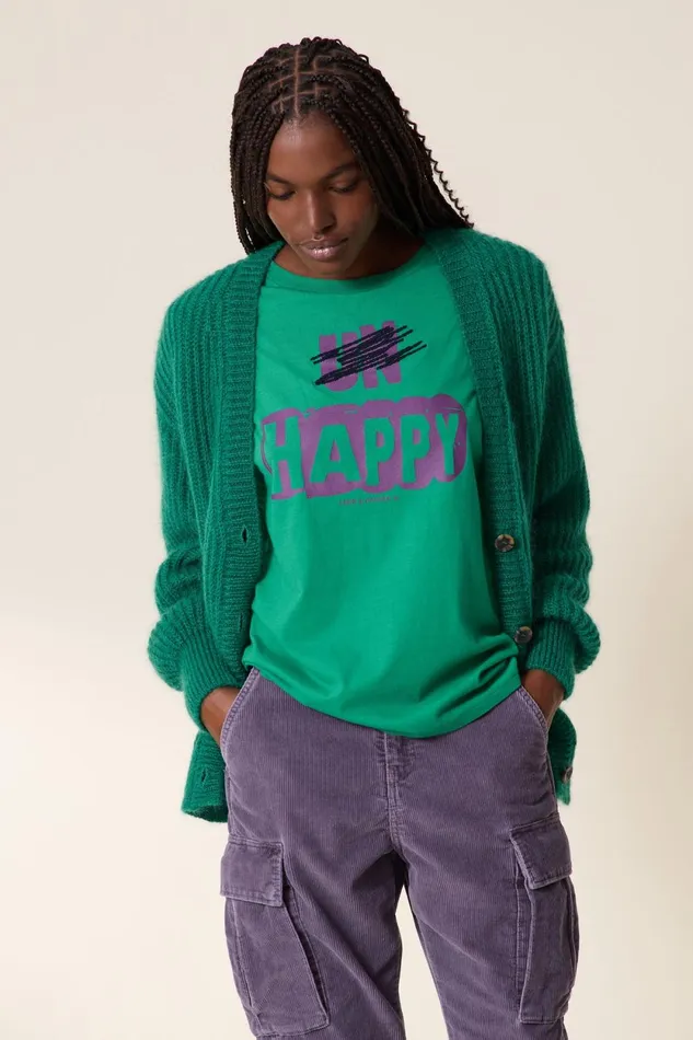 Pulls and Vests Women Leon and Harper Manou Pln Cardigan Green