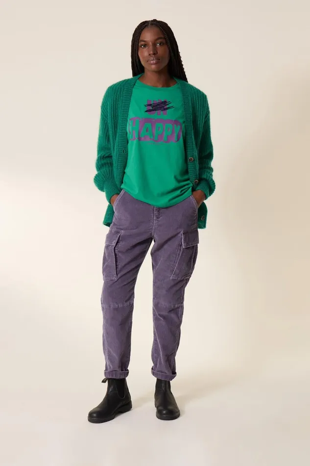 Pulls and Vests Women Leon and Harper Manou Pln Cardigan Green