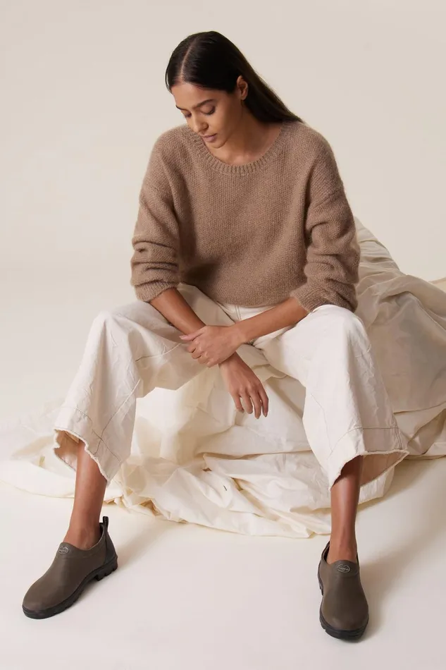 Pulls and Vests Women Leon and Harper Meiko Plain Jumper Beige