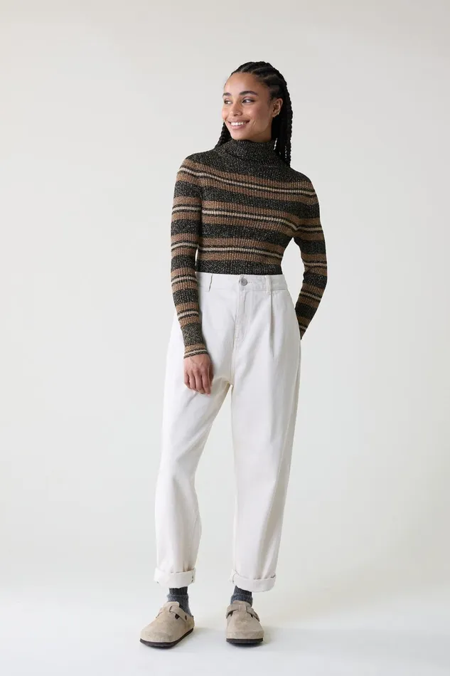Pulls and Vests Women Leon and Harper Mular Stripe Jumper Black