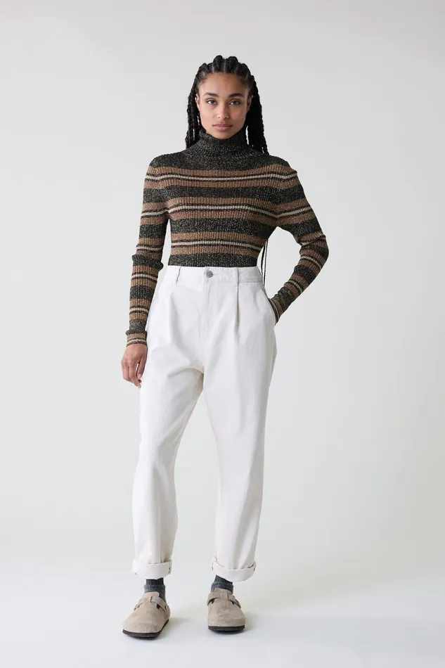 Pulls and Vests Women Leon and Harper Mular Stripe Jumper Black
