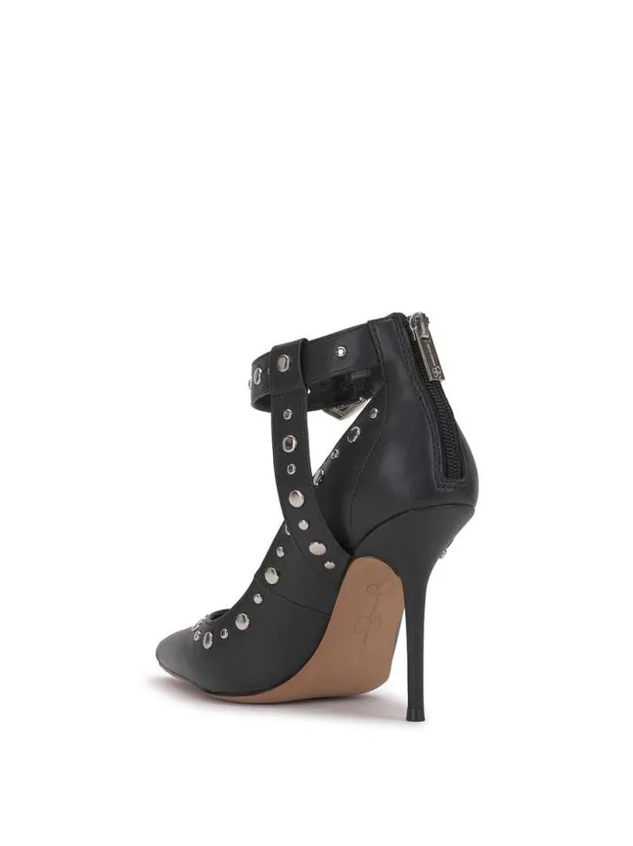 Pumps Shoes Jessica Simpson Hinjosa Ankle Strap Stiletto In Black