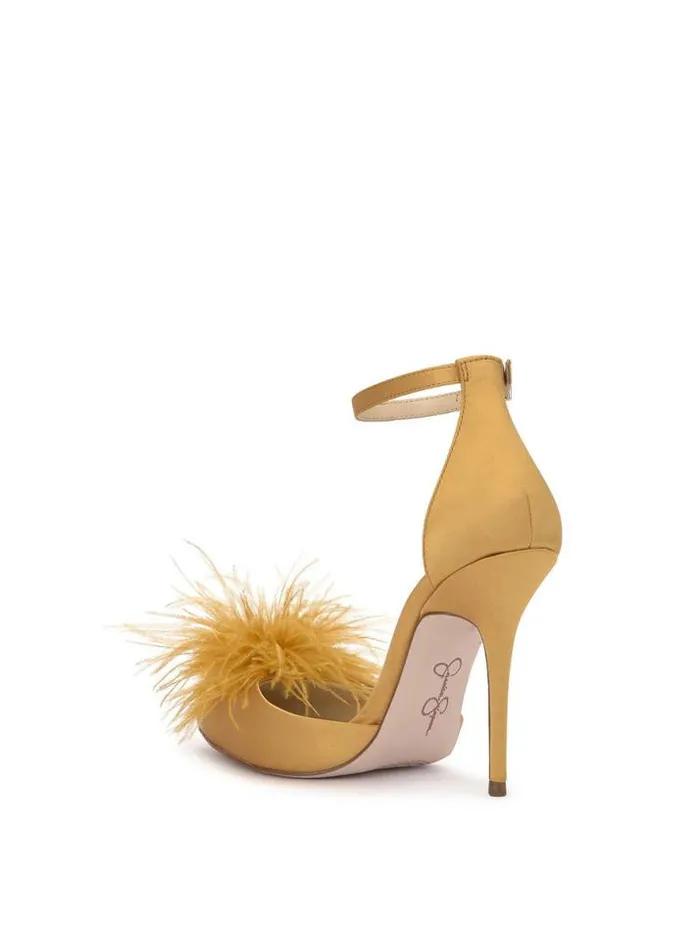 Pumps Shoes Jessica Simpson Wolistie High Heel In Satin Brass
