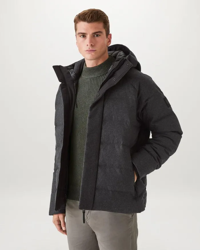 Quilt and Down Jackets Men Belstaff Apex Jacket Charcoal Heather Quilt and Down Jackets Men Belstaff Apex Jacket Charcoal Heather