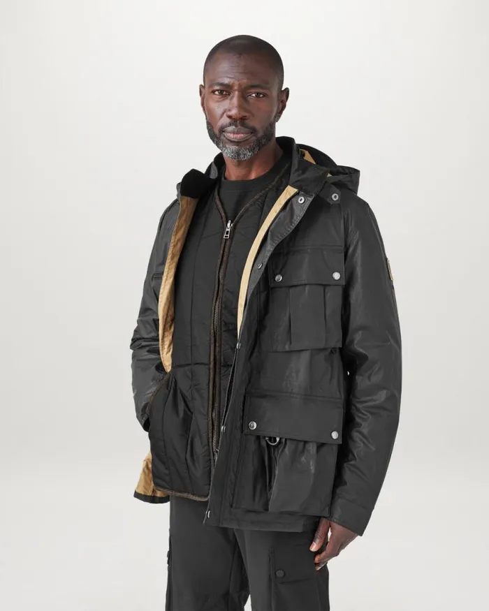 Quilt and Down Jackets Men Belstaff Centenary Quilt Jacket Black Quilt and Down Jackets Men Belstaff Centenary Quilt Jacket Black