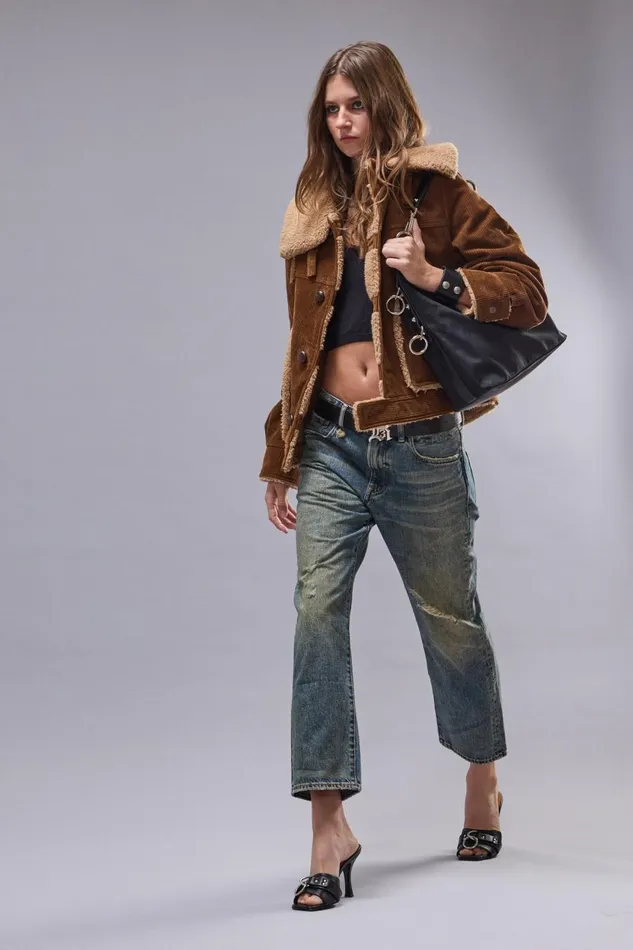 R13 Boyfriend Women ROMEO JEAN 8211 BARREN INDIGO