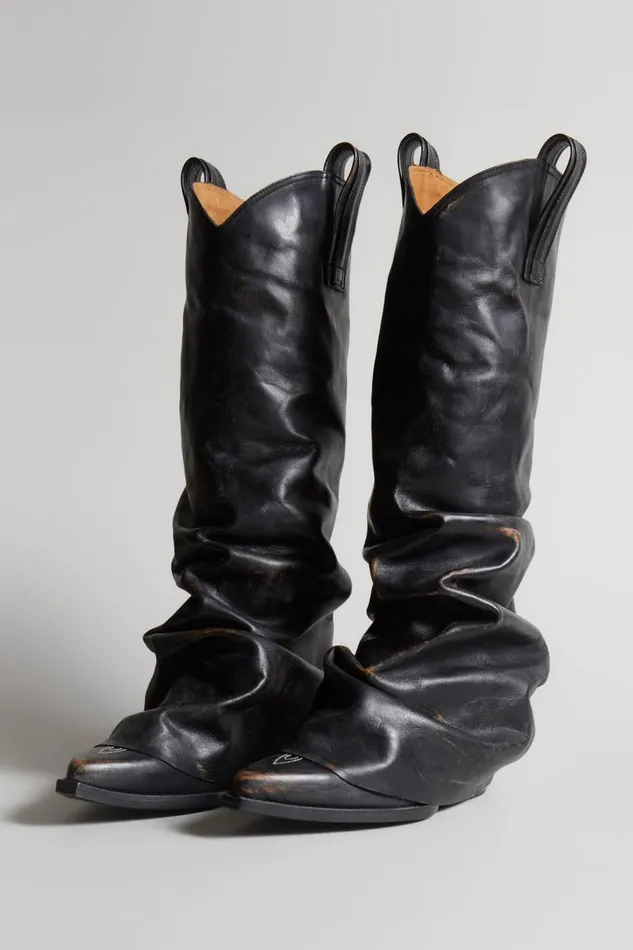 R13 Cowboys Women MID COWBOY BOOT 8211 REMOVE