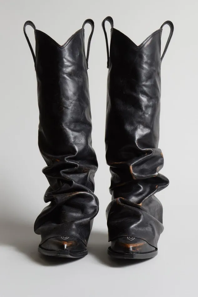 R13 Cowboys Women MID COWBOY BOOT 8211 REMOVE