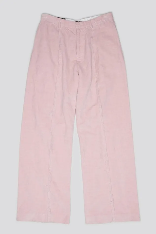 R13 Pants and Shorts Women INVERTED TROUSER 8211 PINK VELVET