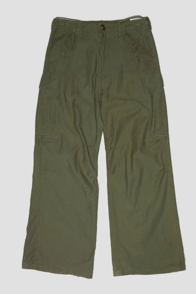 R13 Pants and Shorts Women WIDE LEG CARGO 8211 OLIVE