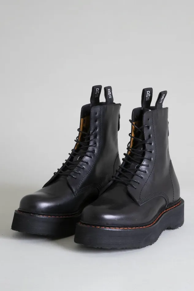 R13 Sale Men MEN039S SINGLE STACK BOOT 8211 BLACK