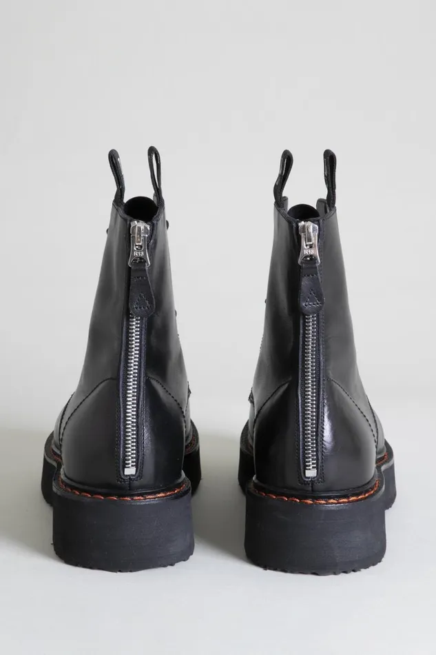 R13 Sale Men MEN039S SINGLE STACK BOOT 8211 BLACK