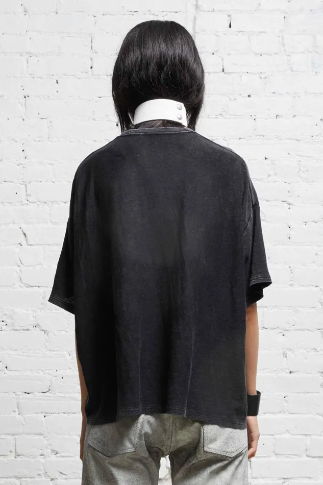 R13 Sale Women BOXY T 8211 ACID BLACK