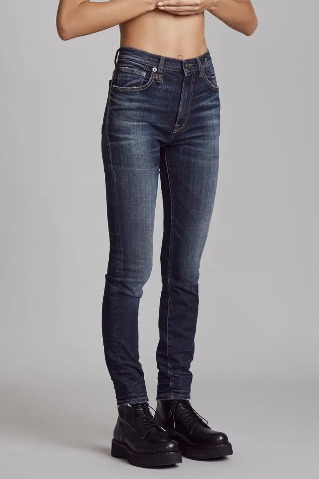 R13 Sale Women High Rise Skinny 8211 Howell Indigo Denim