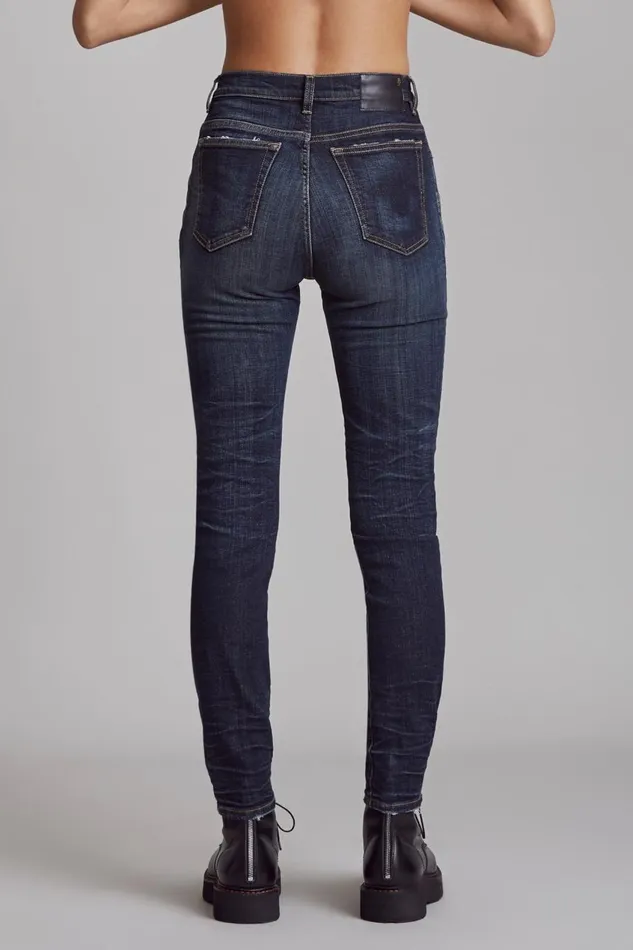 R13 Sale Women High Rise Skinny 8211 Howell Indigo Denim