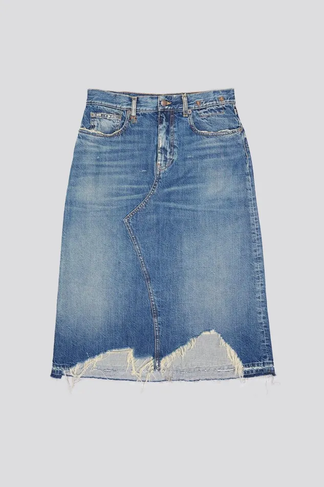 R13 Sale Women JESSE SKIRT 8211 GARNET BLUE