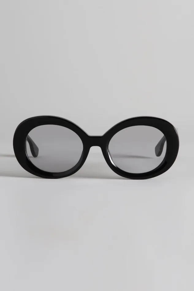 R13 Sale Women R13 SUNGLASSES 8211 BLACK AND GREY