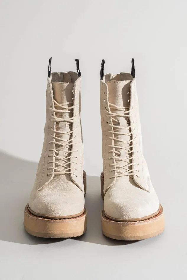R13 Sale Women SINGLE STACK BOOT 8211 KHAKI SUEDE R13 Sale Women SINGLE STACK BOOT 8211 KHAKI SUEDE