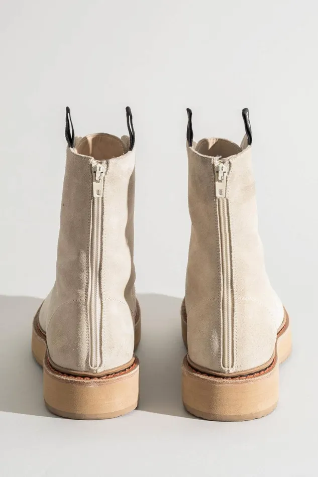 R13 Sale Women SINGLE STACK BOOT 8211 KHAKI SUEDE R13 Sale Women SINGLE STACK BOOT 8211 KHAKI SUEDE