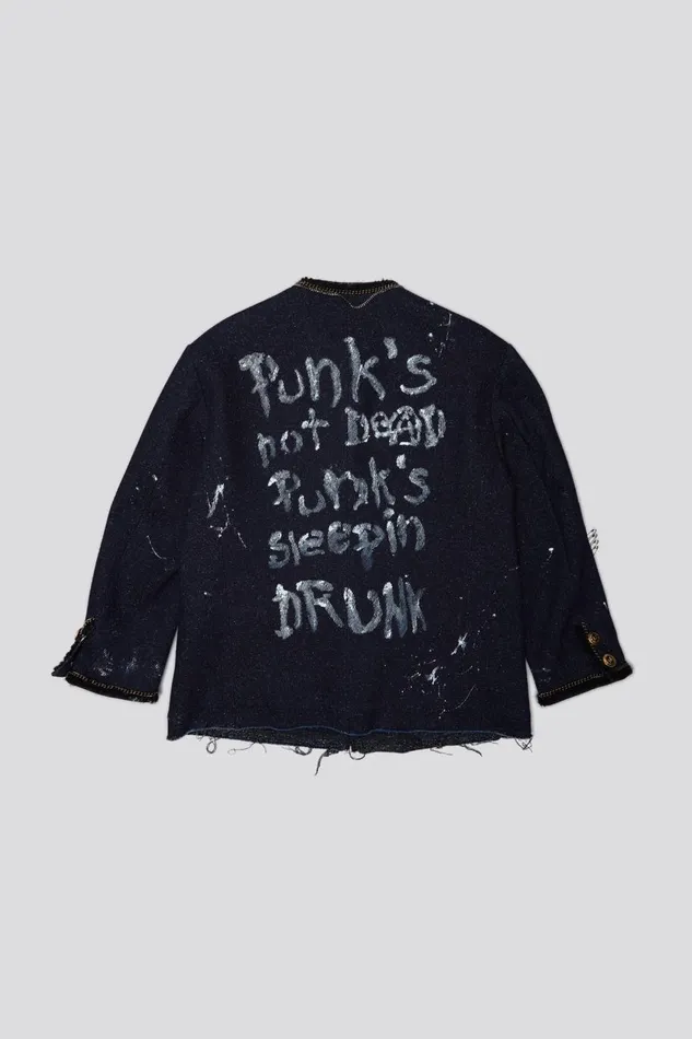 R13 Sale Women SLOUCH CHORE JACKET 8211 GRAFFITI TWEED