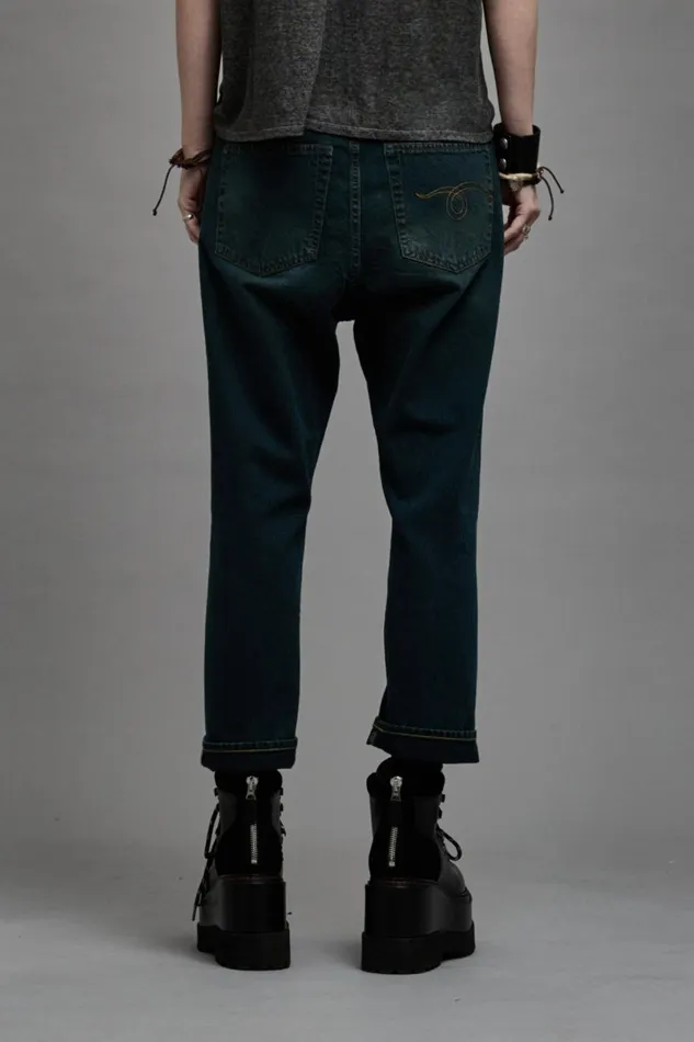 R13 Sale Women TAILORED DROP 8211 CAMDEN INDIGO