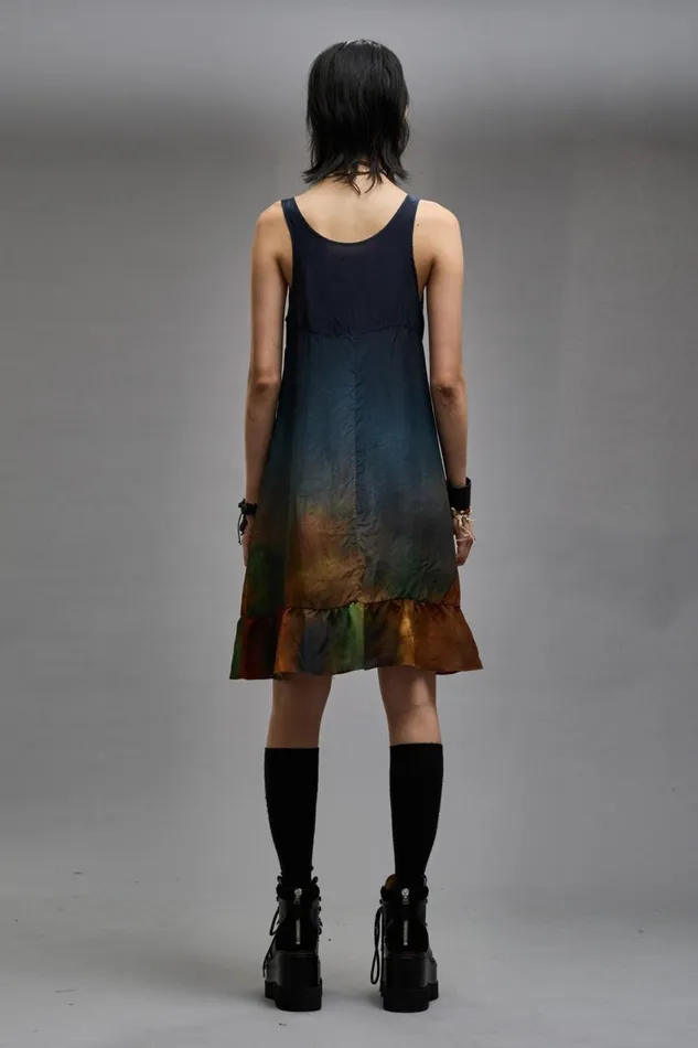R13 Sale Women TANK SLIP 8211 TIEDYE PRINT
