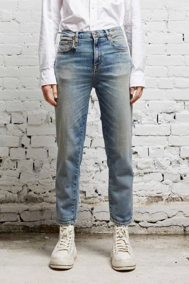 R13 Skinny Women SHELLEY SLIM 8211 HESTER BLUE STRETCH