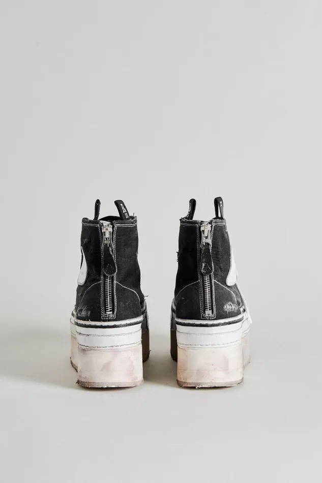 R13 Sneakers Women Courtney High Top Sneaker Denim