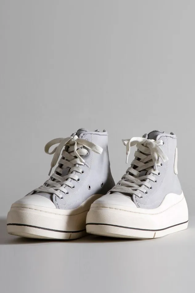 R13 Sneakers Women KURT HIGH TOP SNEAKER 8211 COOL GREY