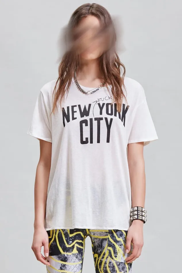 R13 TShirts Women NYFC BOY T