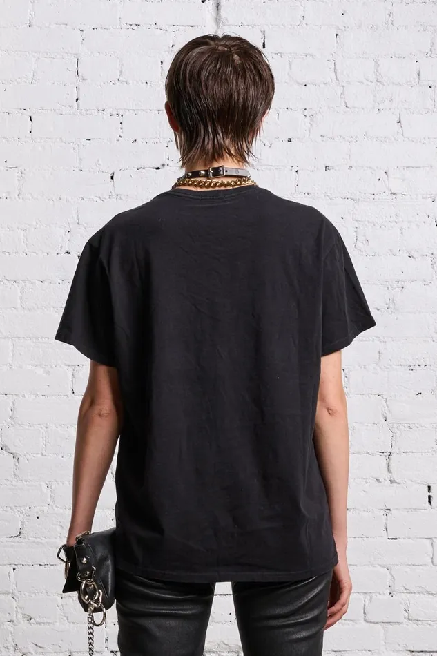 R13 TShirts Women PUNK BOY T 8211 BLACK