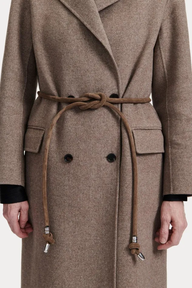 Rachel Comey Belts Women Tubular Tie Belt WHardware Black Rachel Comey Belts Women Tubular Tie Belt WHardware Black