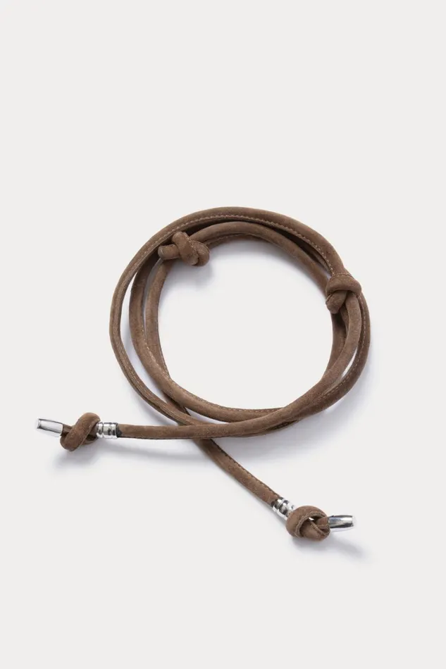 Rachel Comey Belts Women Tubular Tie Belt WHardware Black Rachel Comey Belts Women Tubular Tie Belt WHardware Black